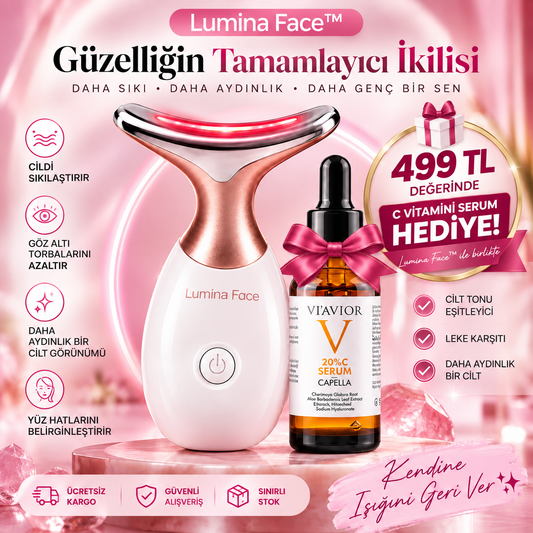 Lumina Face™ Ultra Lift – Yüz ve Boyun Terapi Cihazı