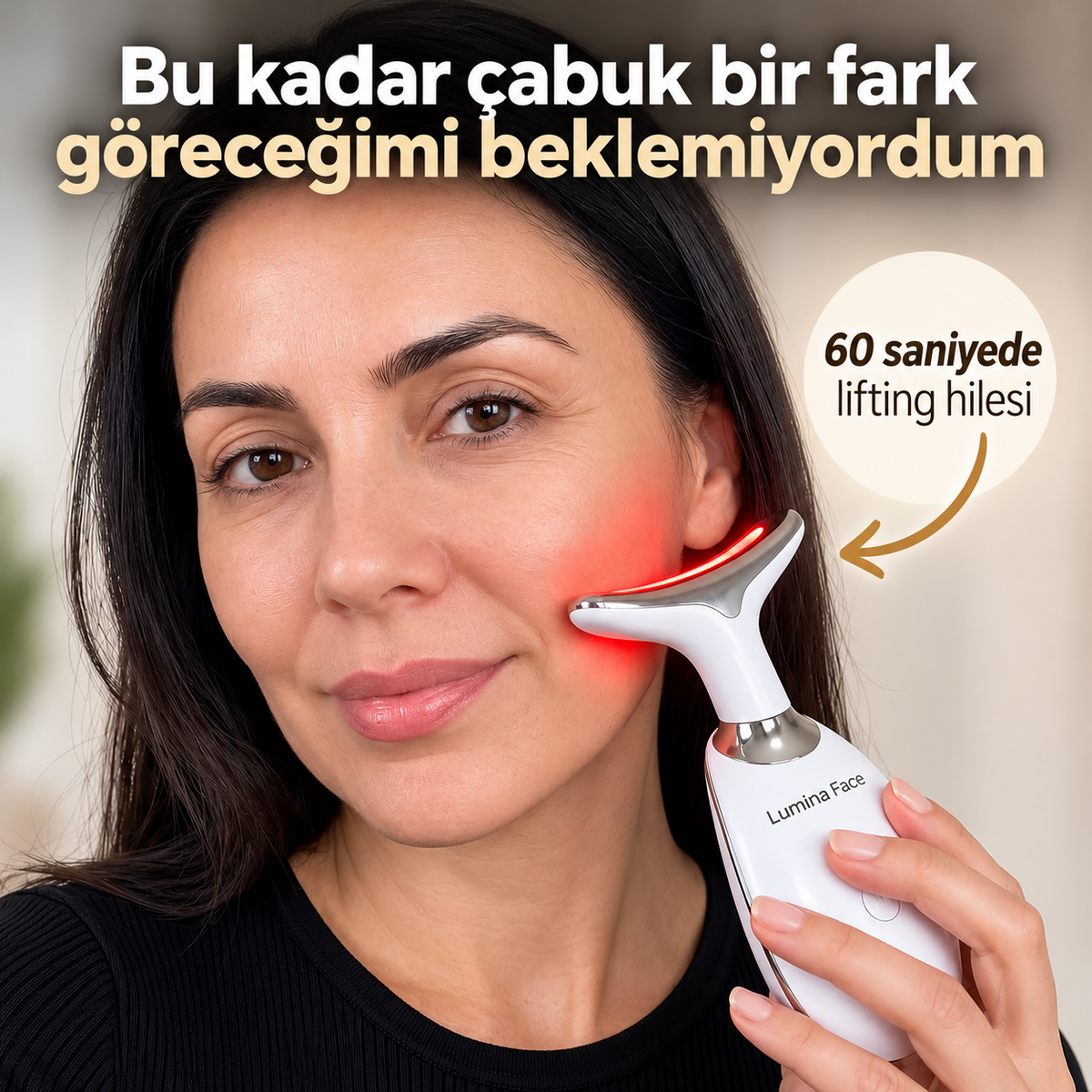 Lumina Face™ Ultra Lift – Yüz ve Boyun Terapi Cihazı