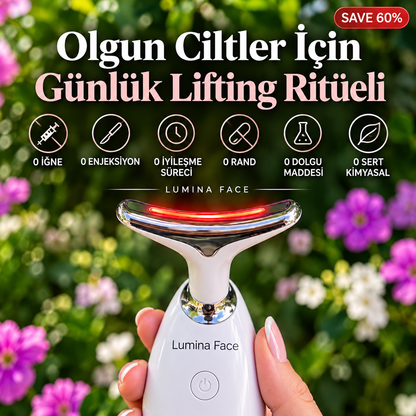 Lumina Face™ Ultra Lift – Yüz ve Boyun Terapi Cihazı