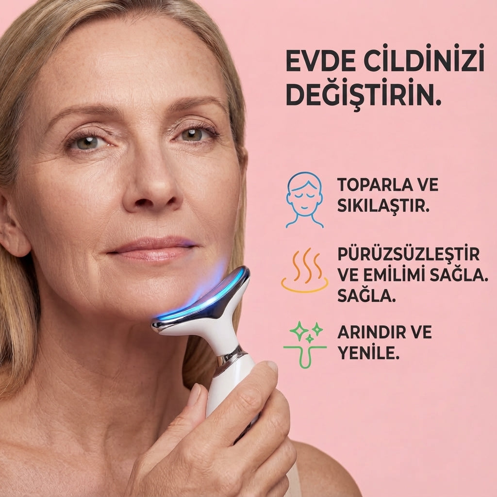 Lumina Face™ Ultra Lift – Yüz ve Boyun Terapi Cihazı